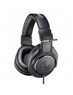 Audio-Technica ATH-M20x Auriculares de Monitorización Profesional Dinámicos Cerrados Negros