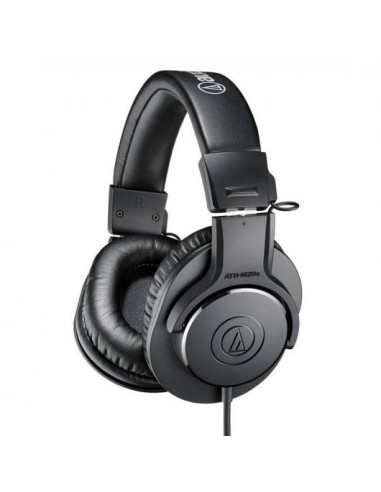 Audio-Technica ATH-M20x Auriculares de Monitorización Profesional Dinámicos Cerrados Negros