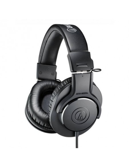 Audio-Technica ATH-M20x Auriculares de Monitorización Profesional Dinámicos Cerrados Negros
