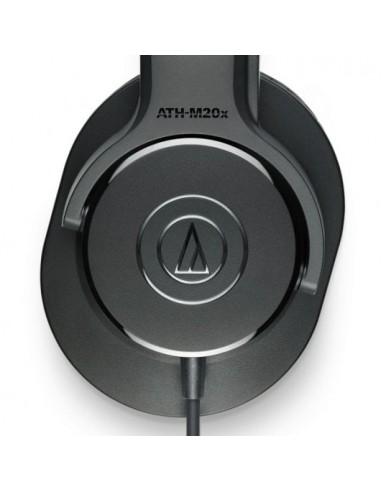 Audio-Technica ATH-M20x Auriculares de Monitorización Profesional Dinámicos Cerrados Negros
