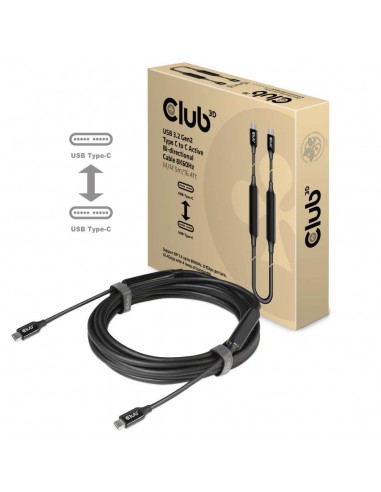 Club 3D CAC-2501 Cable Thunderbolt 5 USB-C 80Gbps 8K 240W 1m