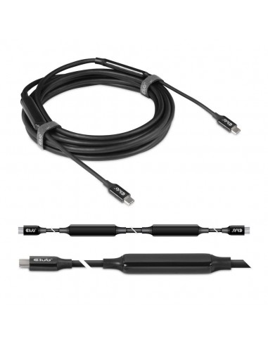 Club 3D CAC-2501 Cable Thunderbolt 5 USB-C 80Gbps 8K 240W 1m
