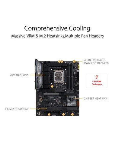 Asus TUF GAMING Z790 PLUS WiFi LGA 1700 DDR5 ATX Placa Base