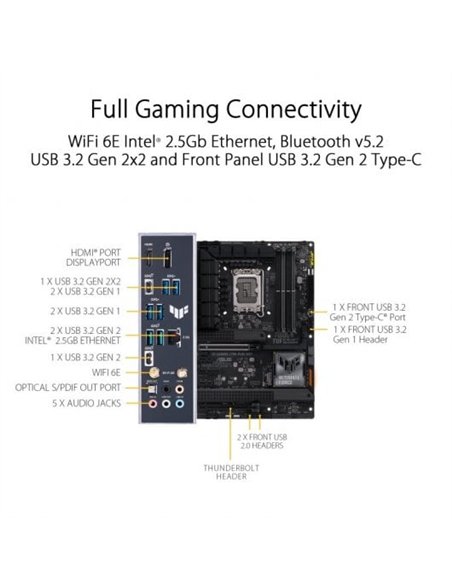 Asus TUF GAMING Z790 PLUS WiFi LGA 1700 DDR5 ATX Placa Base