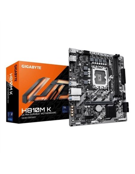 Gigabyte H810M K LGA 1851 DDR5 mATX Placa Base