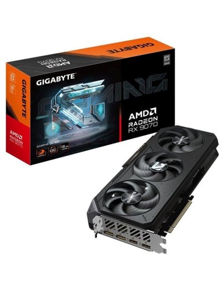 Gigabyte AMD Radeon RX 9070 GAMING OC 16GB GDDR6 FSR 4 Tarjeta Gráfica