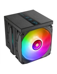 Mars Gaming MCPU-LCDPRO Disipador CPU 120mm Pantalla LCD XL Negro