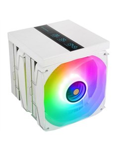 Mars Gaming MCPU-LCDPROW Disipador CPU 120mm Pantalla LCD XL Blanco