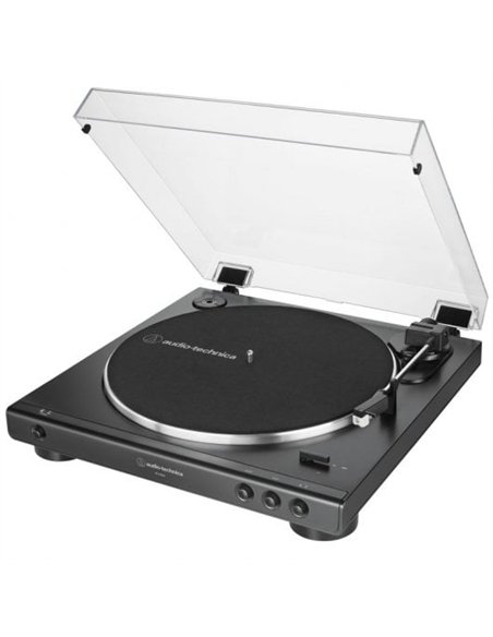 Audio-Technica AT-LP60XBK Plato DJ Tracción por Correa Negro