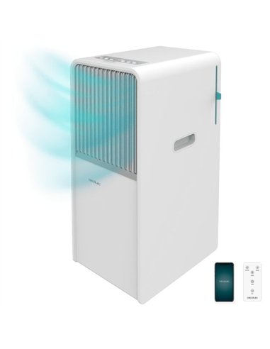 Cecotec ForceClima 7550 Style Connected Aire Acondicionado Portátil 7000 BTU WiFi