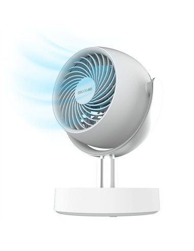 Cecotec EnergySilence 800 Cyclone Desk Portable Ventilador Circulador de Aire Portátil con Batería