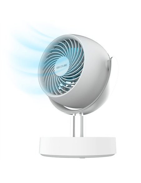 Cecotec EnergySilence 800 Cyclone Desk Portable Ventilador Circulador de Aire Portátil con Batería