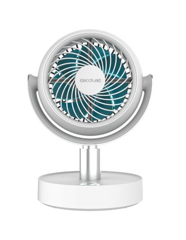 Cecotec EnergySilence 800 Cyclone Desk Portable Ventilador Circulador de Aire Portátil con Batería