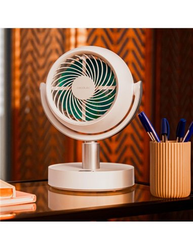Cecotec EnergySilence 800 Cyclone Desk Portable Ventilador Circulador de Aire Portátil con Batería
