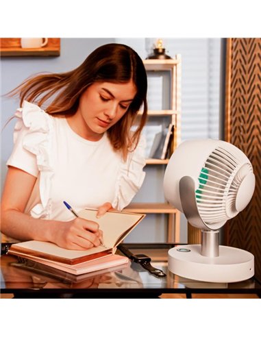 Cecotec EnergySilence 800 Cyclone Desk Portable Ventilador Circulador de Aire Portátil con Batería