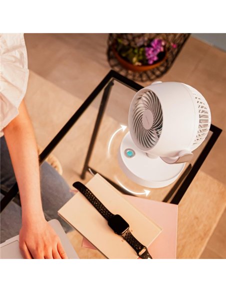 Cecotec EnergySilence 800 Cyclone Desk Portable Ventilador Circulador de Aire Portátil con Batería