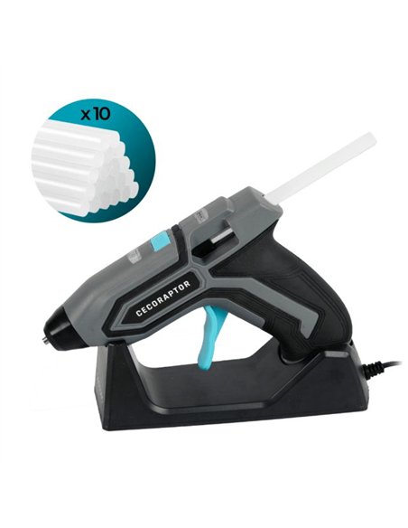 Cecotec CecoRaptor Perfect Fix Pistola de Encolar a Batería de 3,7V y 1500mAh