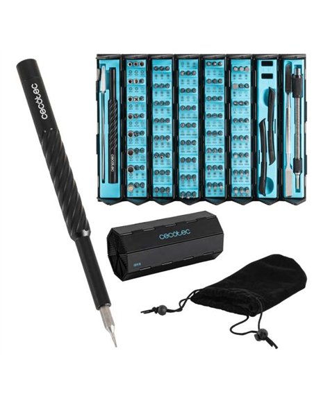 Cecotec PrecissionGyro 300 Infinity Kit de Precisión con Estuche de 128 Piezas