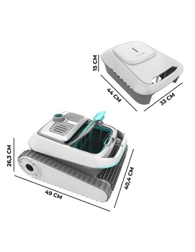 Cecotec Conga Pooldroid 10000 TotalClean AquaSkater Robot Limpiapiscinas hasta 300m2