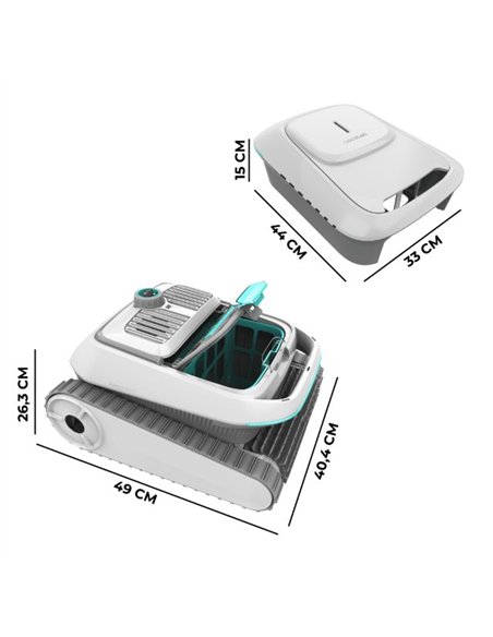 Cecotec Conga Pooldroid 10000 TotalClean AquaSkater Robot Limpiapiscinas hasta 300m2