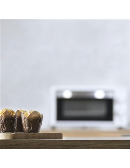 Cecotec Bake&Toast 1090 White Horno Tostador de Sobremesa Eléctrico Multifunción, 10 Litros