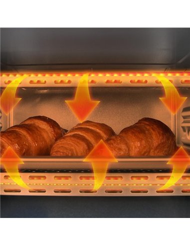 Cecotec Bake&Toast 1090 White Horno Tostador de Sobremesa Eléctrico Multifunción, 10 Litros