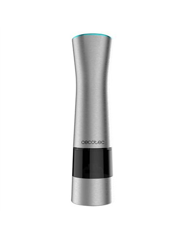 Cecotec InstantMill Press Duo, Molinillo de Especias Eléctrico con Cuerpo de Acero Inoxidable. 2 Unidades