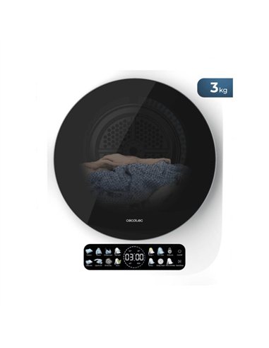 Cecotec Bolero DressCode Dry 3400V Secadora Compacta de Evacuación de 3Kg Blanca