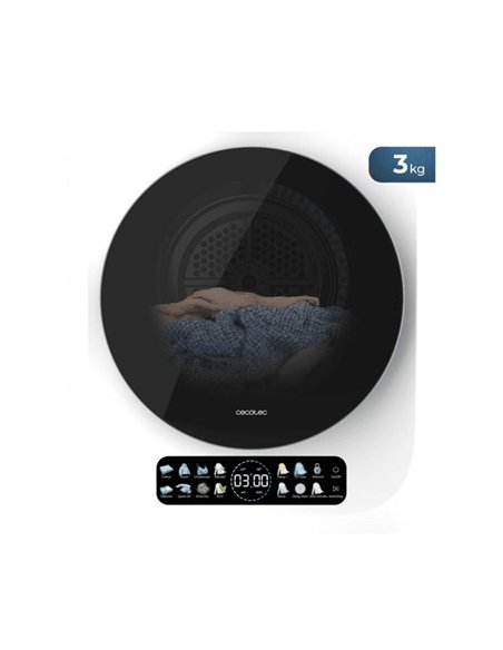 Cecotec Bolero DressCode Dry 3400V Secadora Compacta de Evacuación de 3Kg Blanca