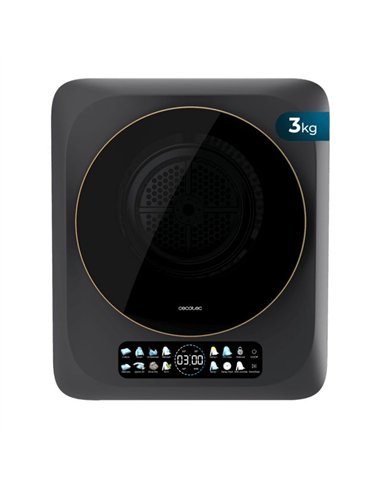 Cecotec Bolero DressCode Dry 3400V Secadora Compacta de Evacuación de 3Kg Dark