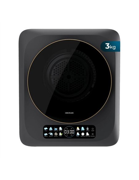 Cecotec Bolero DressCode Dry 3400V Secadora Compacta de Evacuación de 3Kg Dark