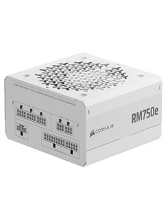 Corsair RMe Series RM750e 750W ATX 3.1 PCIe 5.1 80 Plus Gold Modular Blanca Fuente de Alimentación