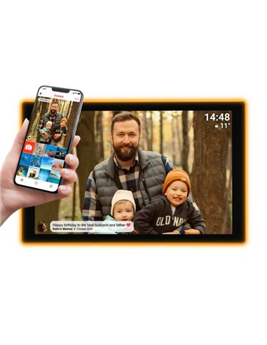 Denver PFF-1082 Marco Digital 10.1" WiFi con FRAMEO, Pantalla IPS Táctil y 16GB