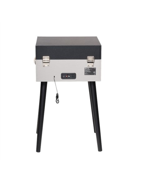 Denver VPR-250 Tocadiscos Retro con Bluetooth, Radio FM y Grabación MP3 por USB