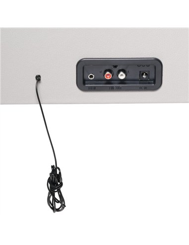 Denver VPR-250 Tocadiscos Retro con Bluetooth, Radio FM y Grabación MP3 por USB