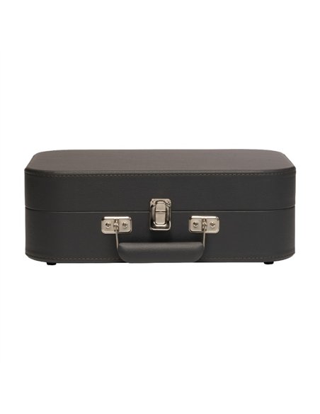 Denver VPL-130DGR Tocadiscos Maleta Gris Oscuro con Altavoces Integrados y Grabación a PC por USB