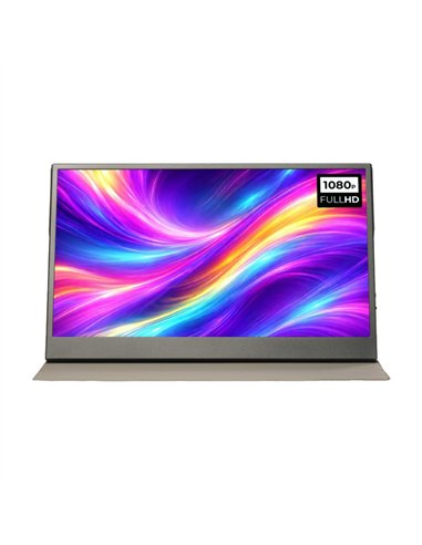 Denver PMO-15604 Monitor Portátil 15.6" Full HD IPS con USB-C y Mini HDMI
