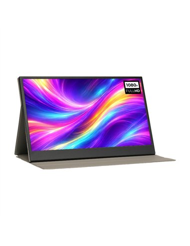 Denver PMO-15604 Monitor Portátil 15.6" Full HD IPS con USB-C y Mini HDMI