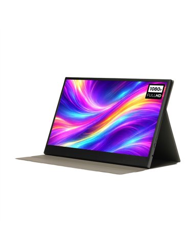 Denver PMO-15604 Monitor Portátil 15.6" Full HD IPS con USB-C y Mini HDMI