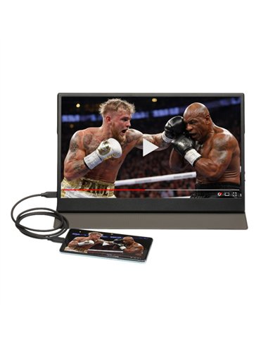 Denver PMO-15604 Monitor Portátil 15.6" Full HD IPS con USB-C y Mini HDMI