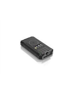 Denver PSC-20012 Powerbank Solar 20000mAh con Carga Inalámbrica, USB-C y Cables Integrados