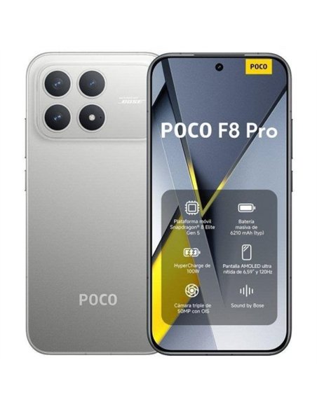 POCO F8 Pro 12/256GB 5G Titanium Silver Smartphone