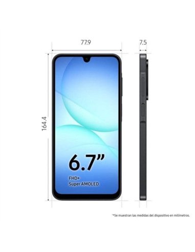 Samsung Galaxy A17 8/256GB Negro Smartphone