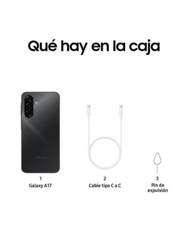 Samsung Galaxy A17 8/256GB Negro Smartphone