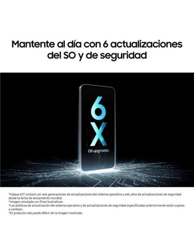 Samsung Galaxy A17 8/256GB Negro Smartphone