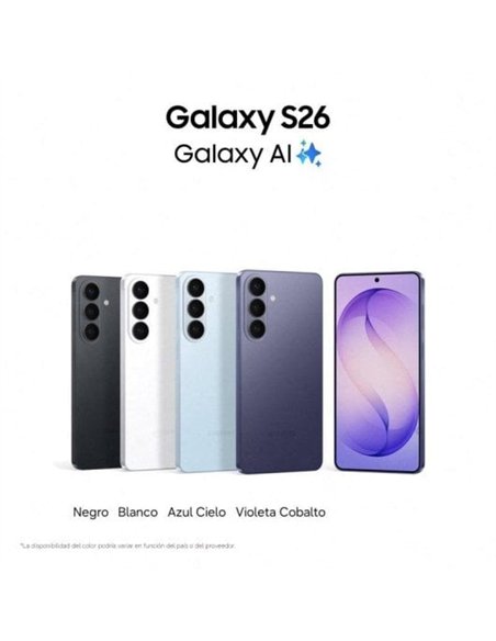 Samsung Galaxy S26 12/512GB 5G Negro Smartphone