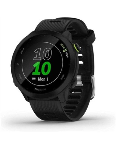Garmin Forerunner 55 Reloj Deportivo GPS con Frecuencia Cardíaca y 5 ATM, Negro
