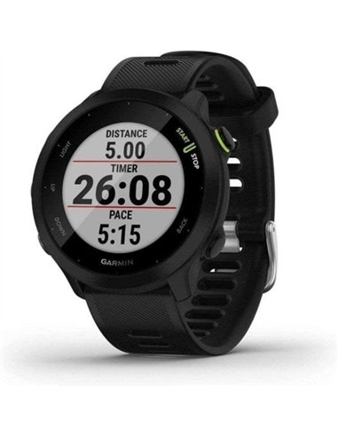 Garmin Forerunner 55 Reloj Deportivo GPS con Frecuencia Cardíaca y 5 ATM, Negro