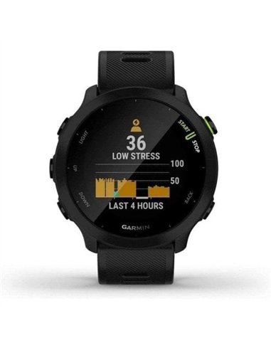 Garmin Forerunner 55 Reloj Deportivo GPS con Frecuencia Cardíaca y 5 ATM, Negro