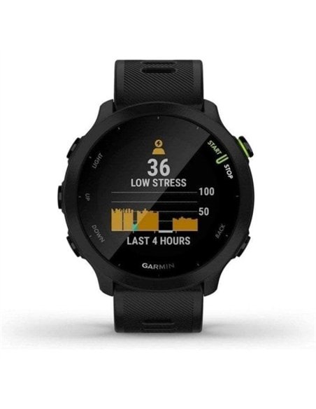 Garmin Forerunner 55 Reloj Deportivo GPS con Frecuencia Cardíaca y 5 ATM, Negro